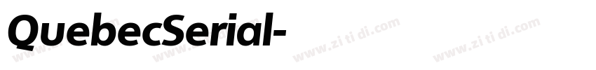 QuebecSerial字体转换