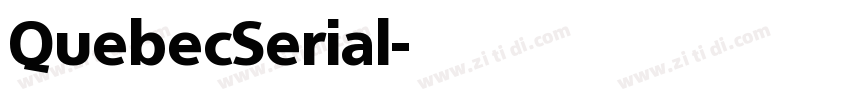 QuebecSerial字体转换