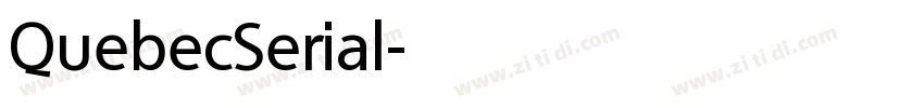 QuebecSerial字体转换