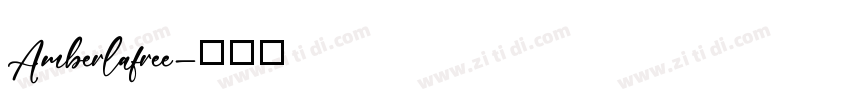 Amberlafree字体转换