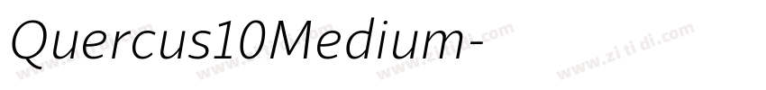 Quercus10Medium字体转换 Quercus10Medium字体转换