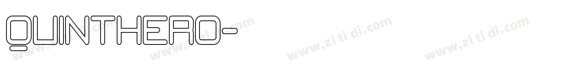 Quinthero字体转换