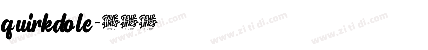 quirkdole字体转换