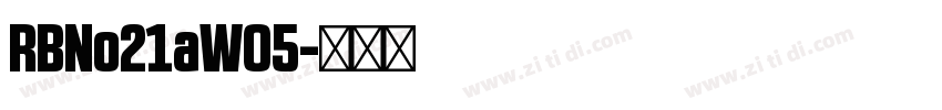 RBNo21aW05字体转换