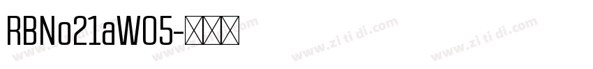 RBNo21aW05字体转换