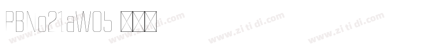 RBNo21aW05字体转换
