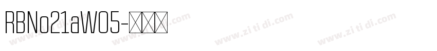 RBNo21aW05字体转换