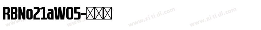 RBNo21aW05字体转换