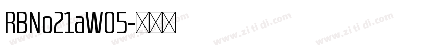 RBNo21aW05字体转换
