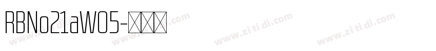 RBNo21aW05字体转换