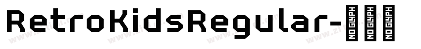 RetroKidsRegular字体转换