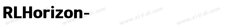 RLHorizon字体转换