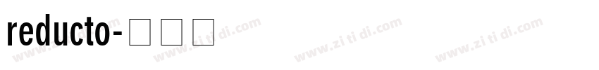 reducto字体转换