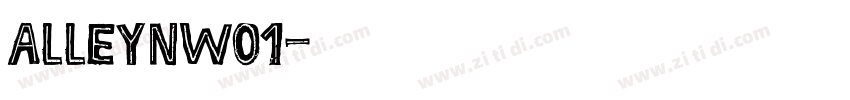 AlleynW01字体转换