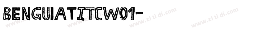BenguiatITCW01字体转换