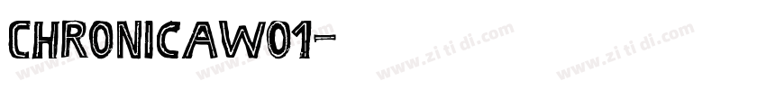 ChronicaW01字体转换