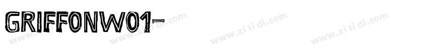 GriffonW01字体转换