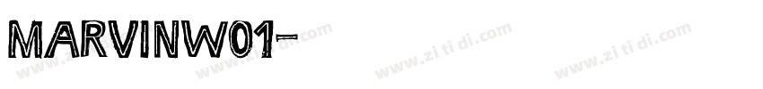 MarvinW01字体转换