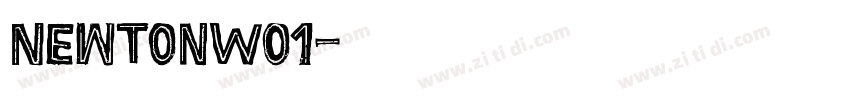 NewtonW01字体转换