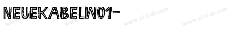 neuekabelw01字体转换