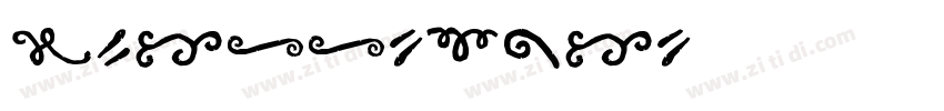 GriffonW01字体转换
