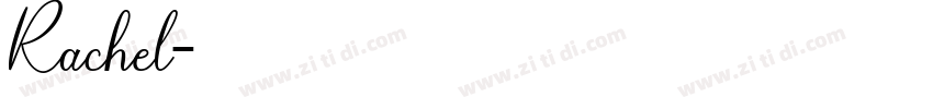 Rachel字体转换