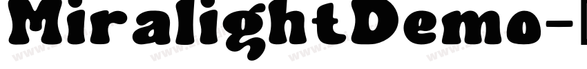 MiralightDemo字体转换