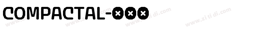compactal字体转换