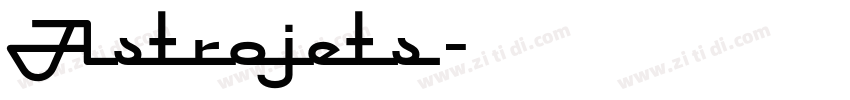 Astrojets字体转换