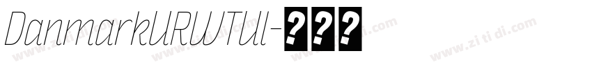 DanmarkURWTUl字体转换