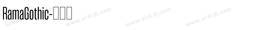 RamaGothic字体转换 RamaGothic字体转换