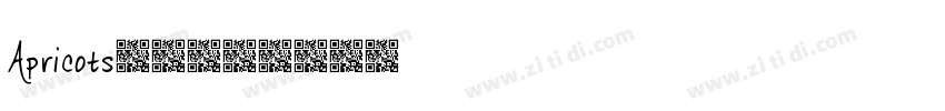 Apricots字体下载字体转换