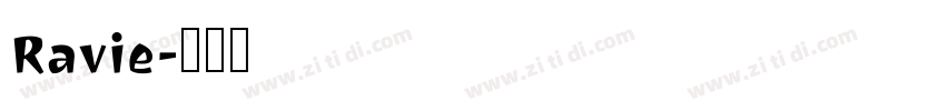 Ravie字体转换