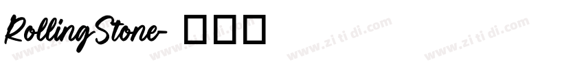 RollingStone字体转换
