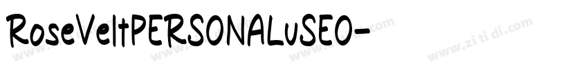 RoseVeltPERSONALuSEO字体转换