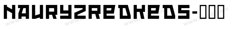 NauryzRedKeds字体转换