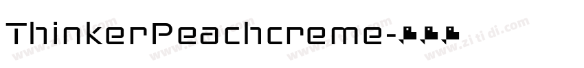 ThinkerPeachcreme字体转换