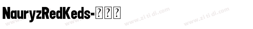 NauryzRedKeds字体转换