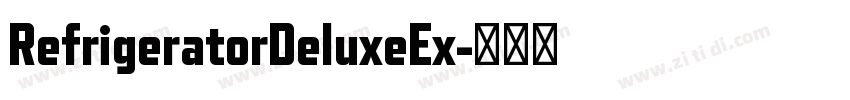 RefrigeratorDeluxeEx字体转换