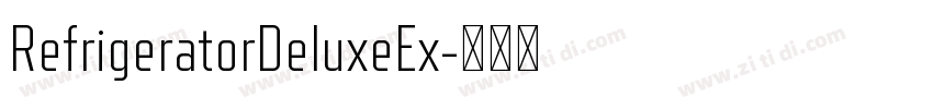 RefrigeratorDeluxeEx字体转换