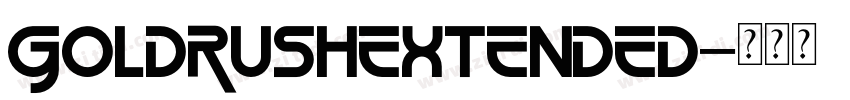 GoldRushExtended字体转换