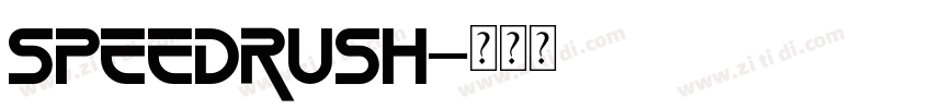 SpeedRush字体转换