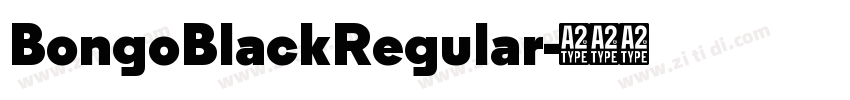 BongoBlackRegular字体转换