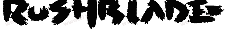 rushblade字体转换
