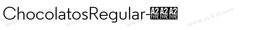ChocolatosRegular字体转换