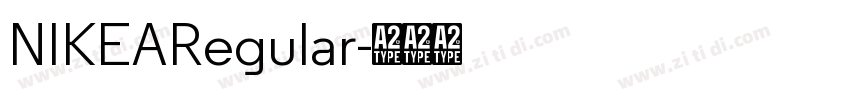 NIKEARegular字体转换