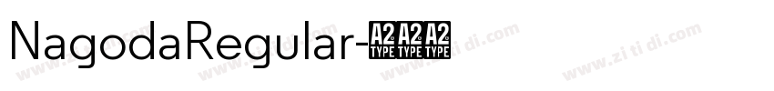 NagodaRegular字体转换