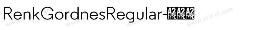 RenkGordnesRegular字体转换