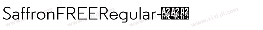 SaffronFREERegular字体转换 SaffronFREERegular字体转换