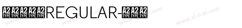字灵御风体REGULAR字体转换